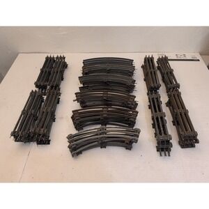 Lot of 70 Miscellaneous Vtg O Gauge Track Including Curves Straight Track Lionel